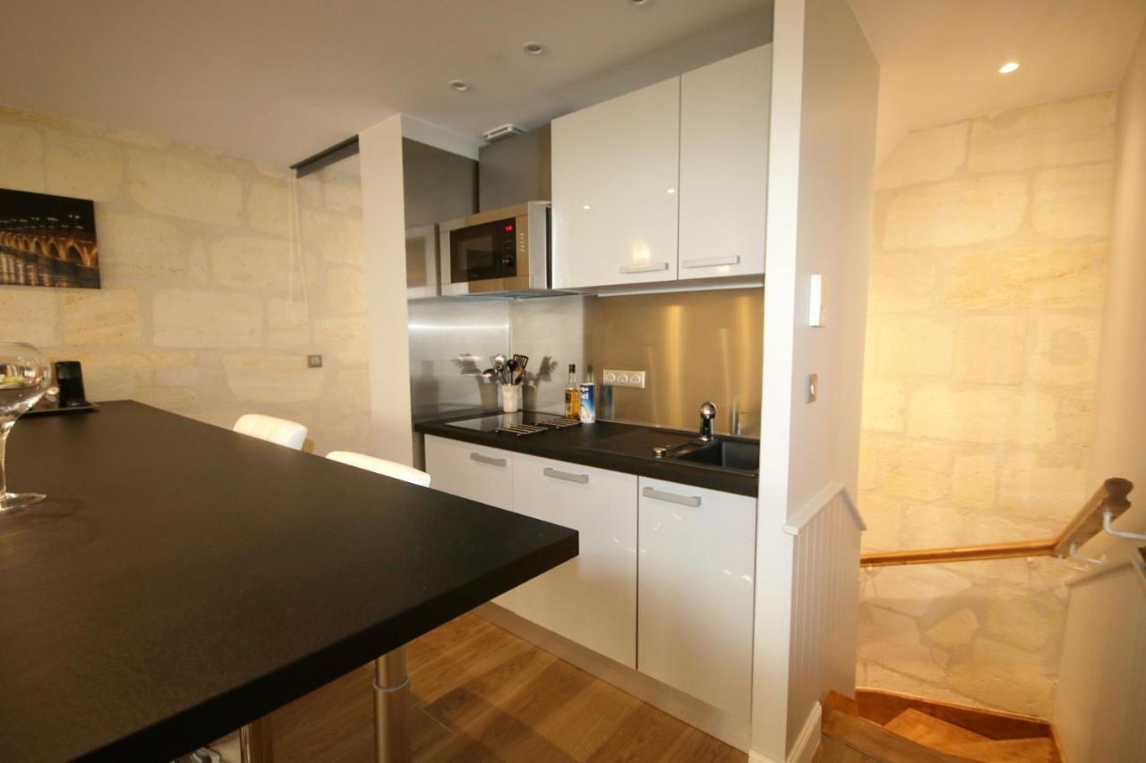 Appartement Climatisé avec Rooftop en Hypercentre Bordeaux Esterno foto