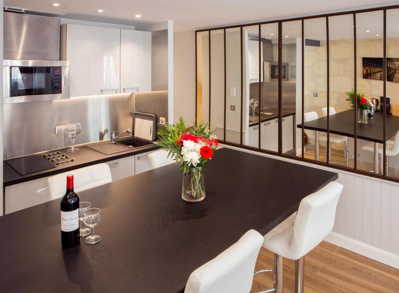 Appartement Climatisé avec Rooftop en Hypercentre Bordeaux Esterno foto